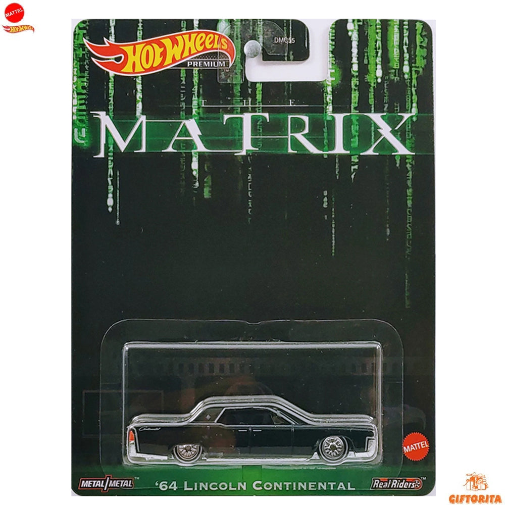 Hot Wheels Premium Single 4 – 64 Lincoln Continental – MATRIX – Black