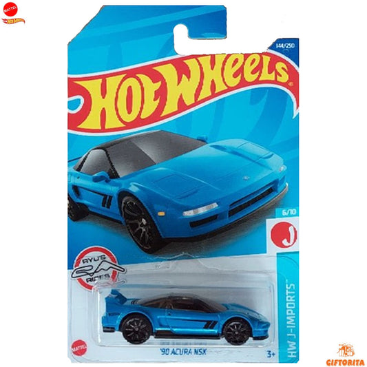 Hot Wheels Regular  –  90 Acura  NSX - 6/10 & 144/250 - Blue