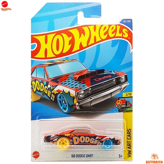 Hot Wheels Regular Dodge 1  –  68 Dodge Dart  –  2/10 & 63/250  –  Multicolor