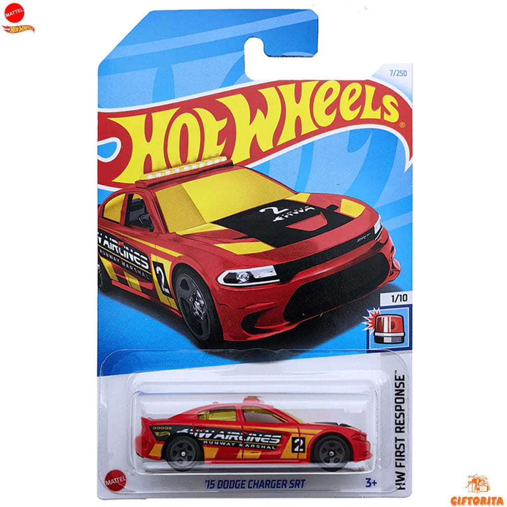 Hot Wheels Regular Dodge 1  –  15 Dodge Charger SRT  –  1/10 & 7/250  – Red