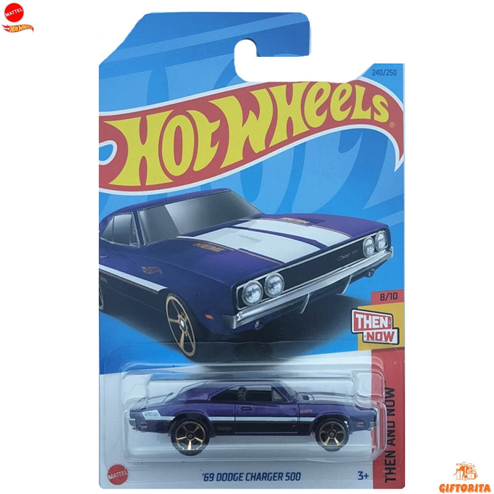 Hot Wheels Regular Dodge 1  – 69 Dodge Charger 500 – 8/10 & 240/250 – Purple