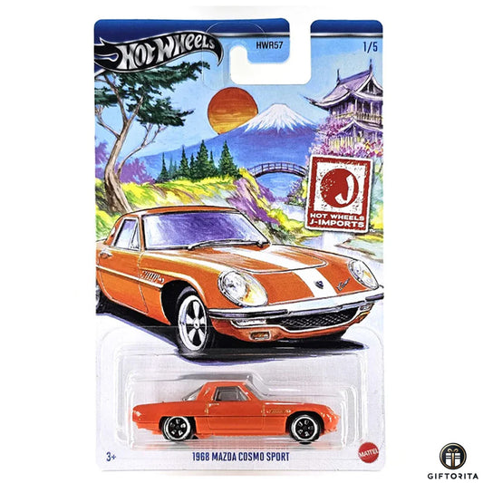 Hot Wheels Regular Mazda 1  – 1968 Mazda Cosmo Sport – 1/5 – Orange