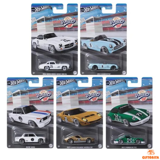 Hot Wheels Regular Set – Vintage Racing Club (P01298)