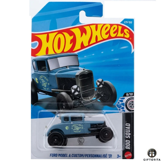 Hot Wheels Regular - Ford Model A Custom/Personnalise 31 (Treasure Hunt) - 9/10 & 229/250 - Gray