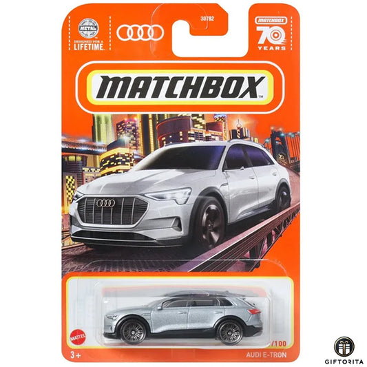 Matchbox Regular Card 2  (P00015) – Audi E-Tron – 1/100 – Silver