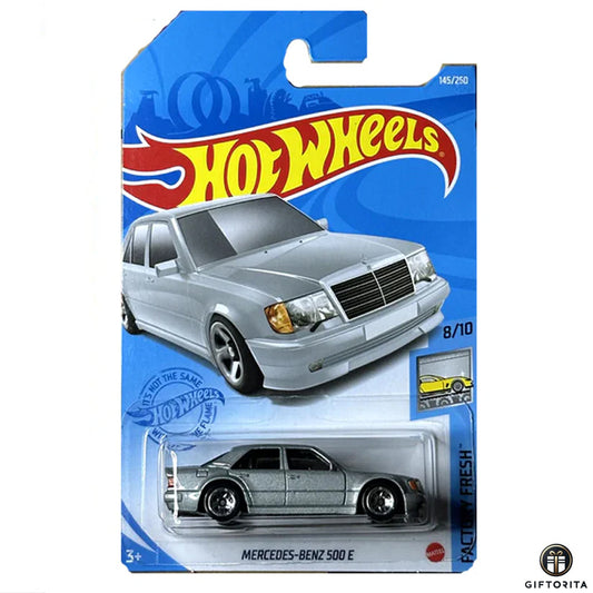 Hot Wheels Regular Mercedes – Mercedes-Benz 500 E – 8/10 & 145/250 – Silver