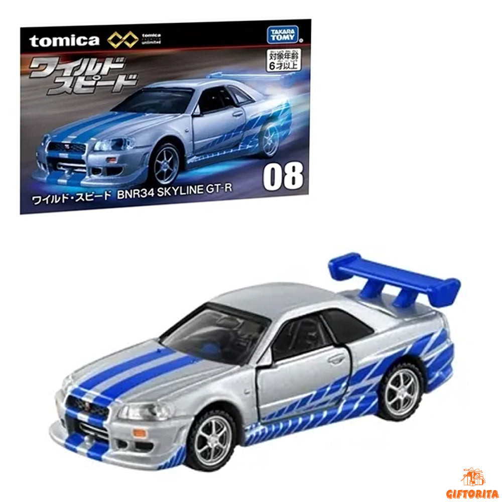 Tomica Premium 1:64 Die Cast # 08 – BNR34 Skyline GT-R