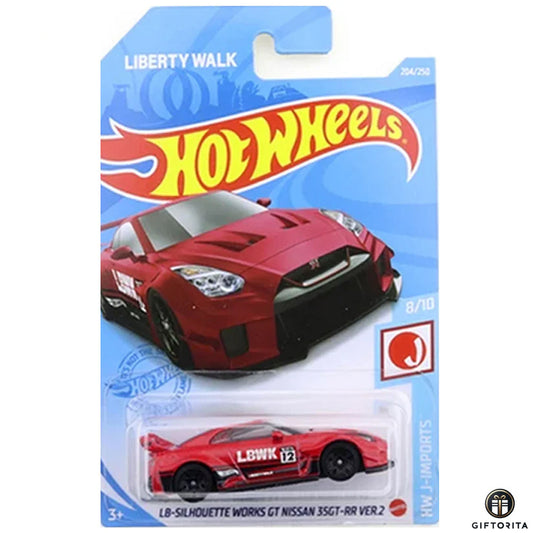 Hot Wheels Regular Nissan 2 – LB-Silhouette Works GT Nissan 35GT-RR Ver.2 – 8/10 & 204/250 – Red