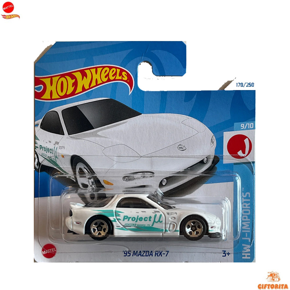 Hot Wheels Regular Short Card – 95 Mazda RX-7 – 9/10 & 170/250