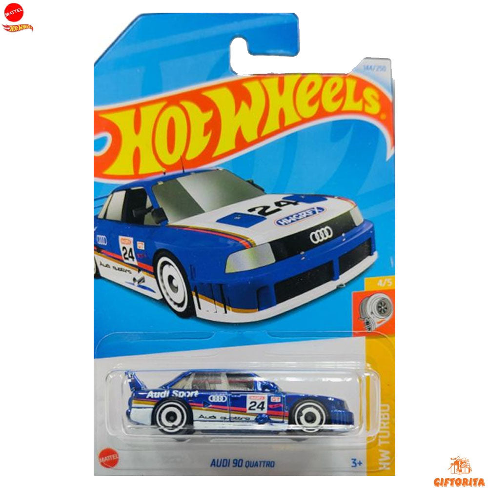 Hot Wheels Regular Audi – Audi 90 Quattro – 4/5 & 144/250 – Blue