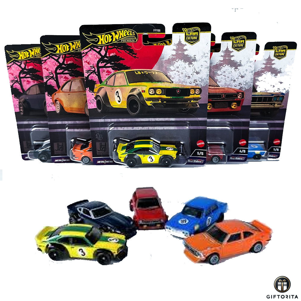 Hot Wheels Premium Japan Historics 4 Set Of 5 pcs (P00004)