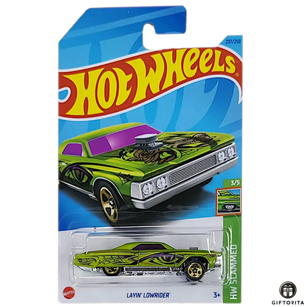 Hot Wheels Regular Layin – Layin Lowrider – 3/5 & 237/250 – Light Green