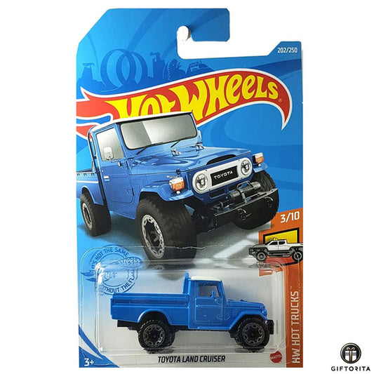 Hot Wheels Regular Toyota 2 – Toyota Land Cruiser – 3/10 &202/250 – Blue