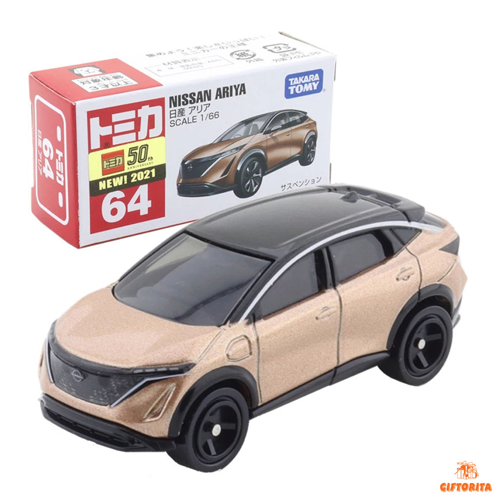 DIE CAST 1:64 – TOMICA REGULAR 64 – NISSAN ARIYA – GOLD