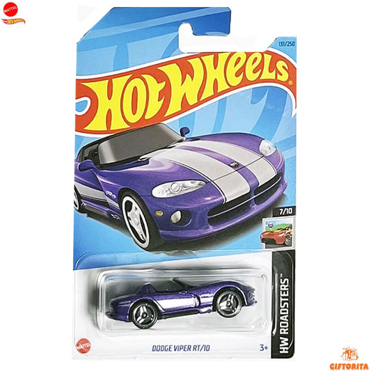 Hot Wheels Regular Dodge 1   – Dodge Viper RT/10 – 7/10 & 131/250 – Purple