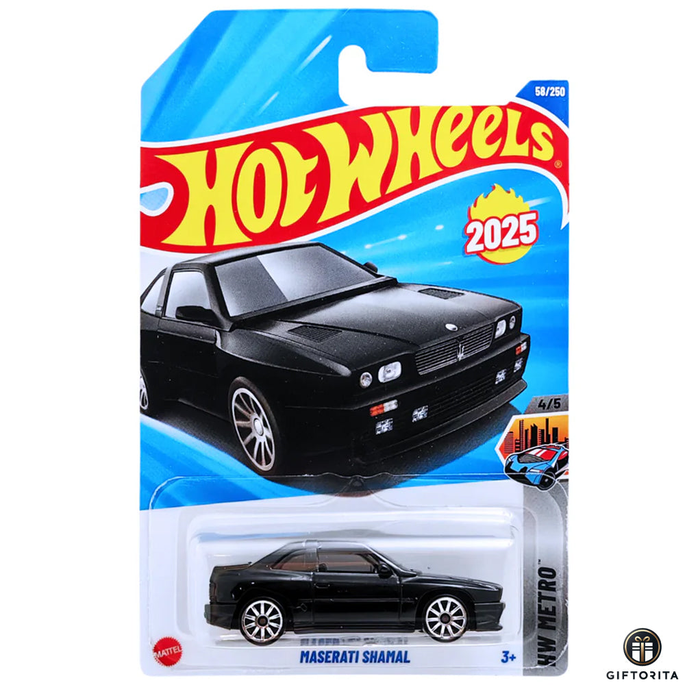 Hot Wheels Regular - Maserati Shamal - 4/5 & 58/250 - Black