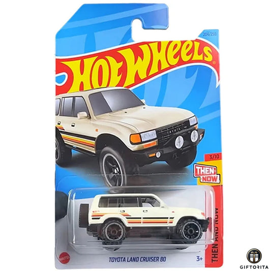 Hot Wheels Regular Toyota 2 – Toyota Land Cruiser 80 – 3/10 & 204/250 – Off-White