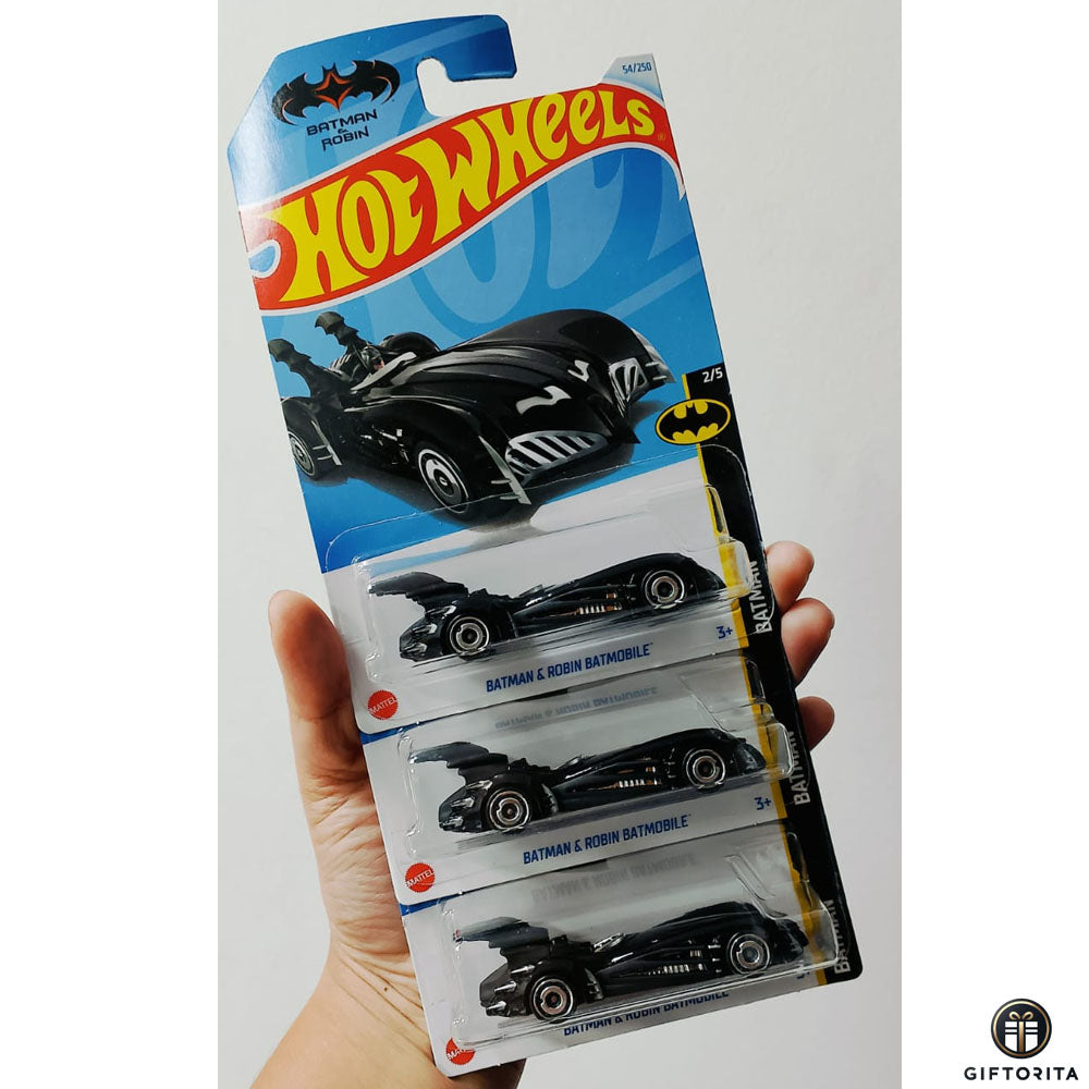 Hot Wheels Regular Set of 3 Car # 13 - Batman & Robin Batmobile