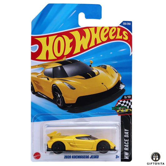 Hot Wheels Regular - 2020 Koenigsegg Jesko - 5/10 & 125/250 - Yellow
