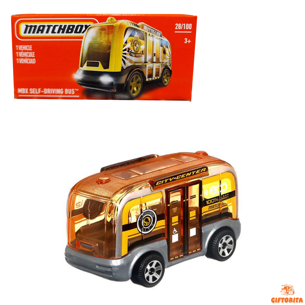 MATCHBOX ( BOX) P00016 – Self-Driving Bus – Yellow