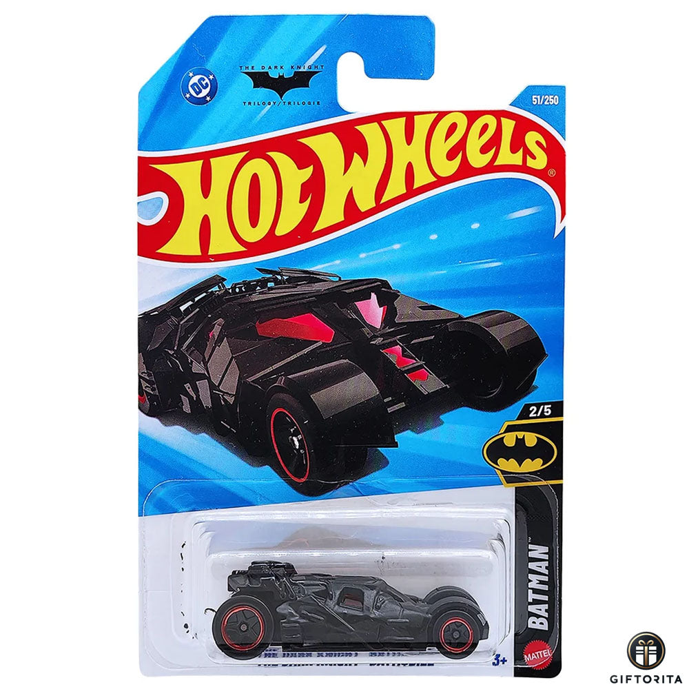 Hot Wheels Regular - The Dark Knight Batmobile - 2/5 & 51/250 - Black