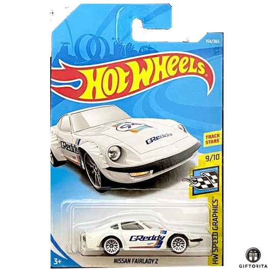 Hot Wheels Regular Nissan - Nissan Fairlady Z - 9/10 & 154/365 - White