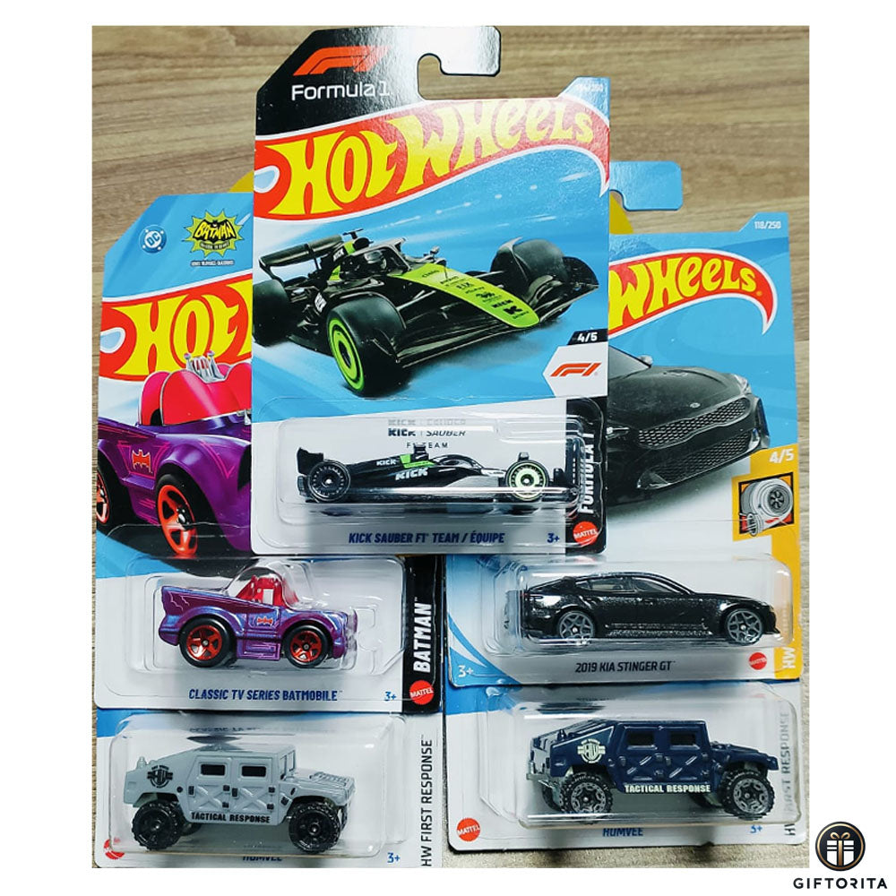 Hot Wheels Regular Set OF 5 Cars # 13
