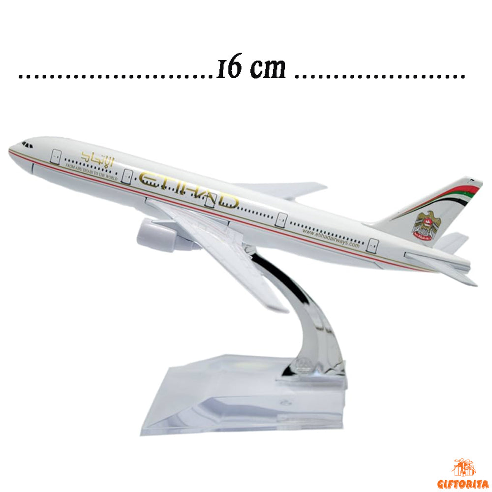 Plane (P01123) - Die Cast # B-16cm – ETIHAD