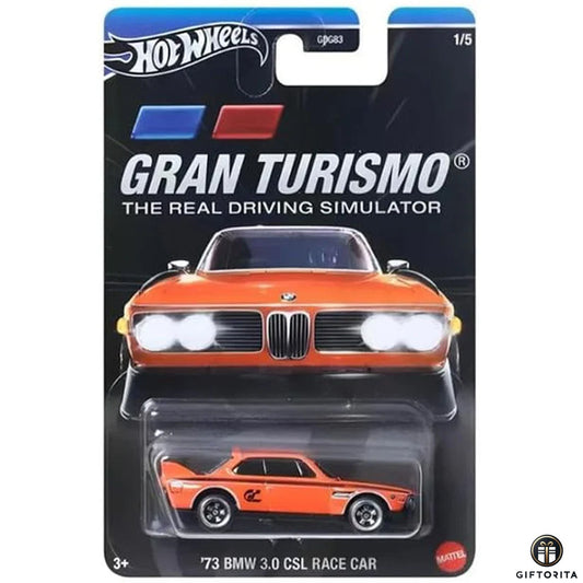 Hot Wheels Regular BMW - '73 BMW 3.0 CSL Race Car' - 1/5 - Orange