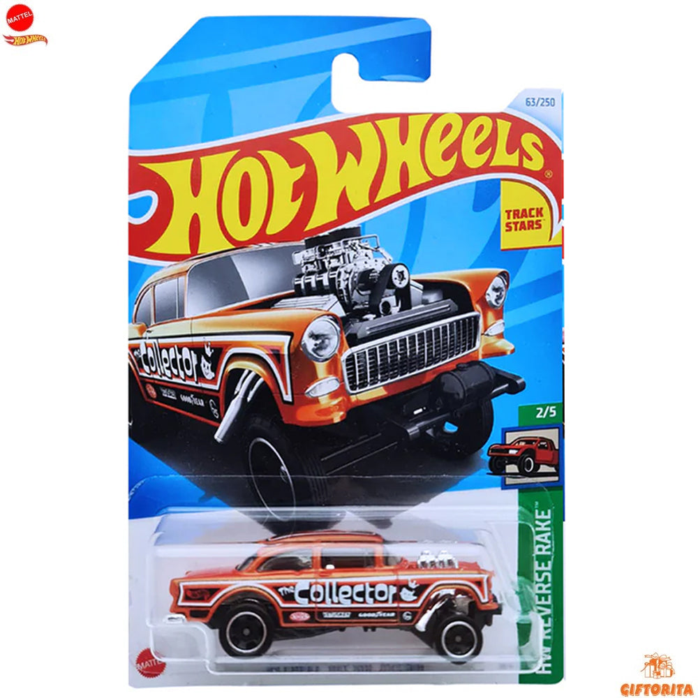 Hot Wheels Regular – 55 Chevy BEL AIR Gasser – 2/5 & 63/250 – Orange