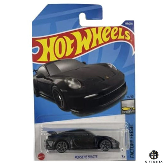 Hot Wheels Regular - Porsche 911 GT3 - 10/10 & 199/250 - Black