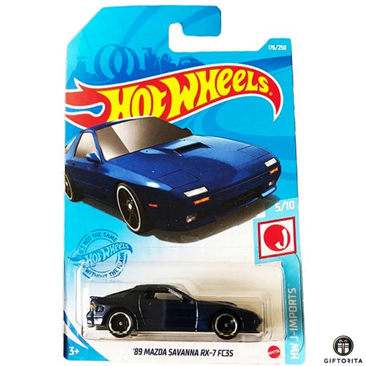 HOT WHEELS Regular Mazda 1 – 89 MAZDA SAVANNA RX-7 FC35 – Blue