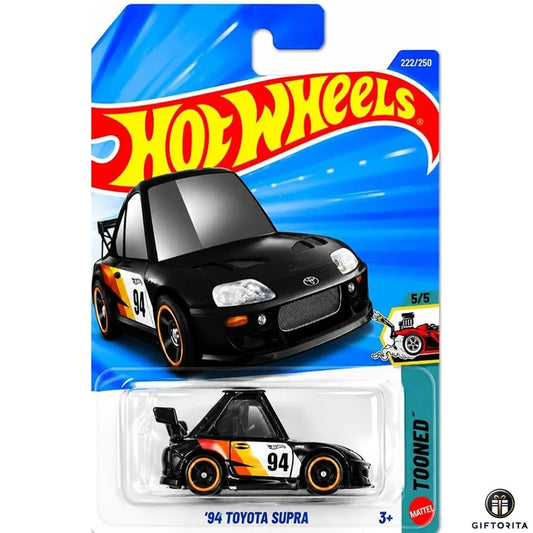 Hot Wheels Regular Toyota- 94 Toyota supra -5/5 & 222/250 Black