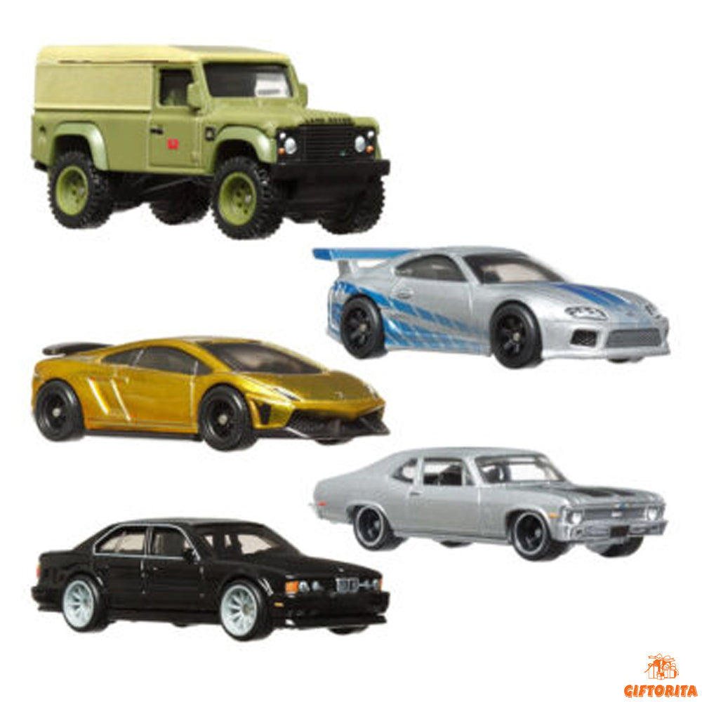 Hot Wheels Premium (P01169) – Fast and Furious 2023 Mix 4 D Case Set of 5