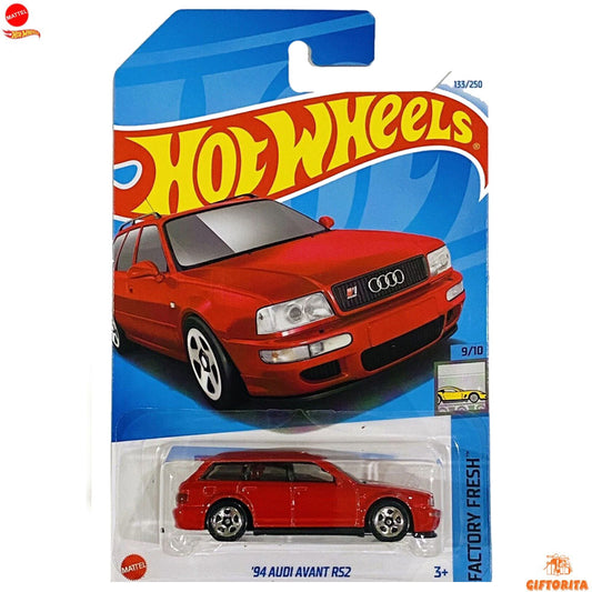 Hot Wheels Regular – 94 Audi Avant RS2 – 9/10 & 133/250 – Red