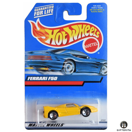 Hot Wheels Regular Ferrari - Ferrari F50 - Yellow