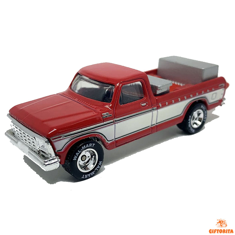 Hot Wheels Super Treasure Hunt (P00423) – WALMART EXCLUSIVE 1979 FORD F-150 TRUCK – WALTON’S – MIB (Never Open)