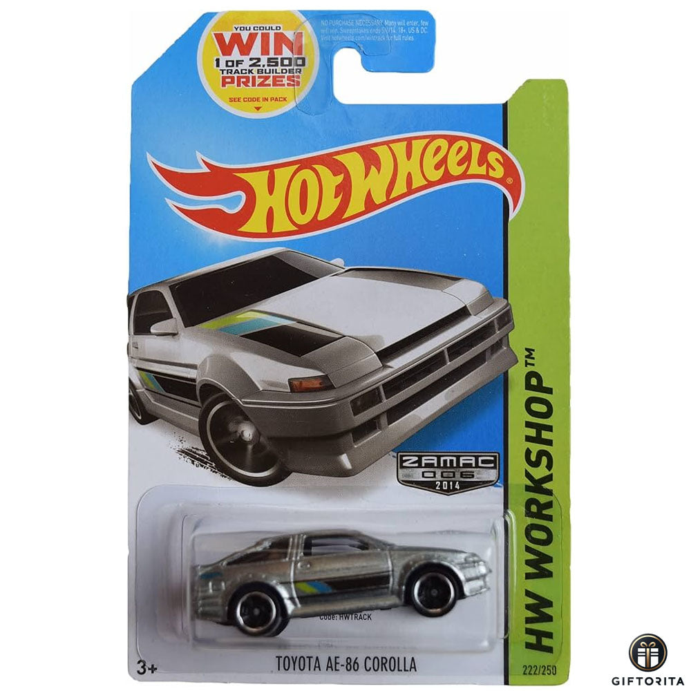 Hot Wheels Regular - Toyota AE-86 Corolla # Zamac - 222/250 - Silver