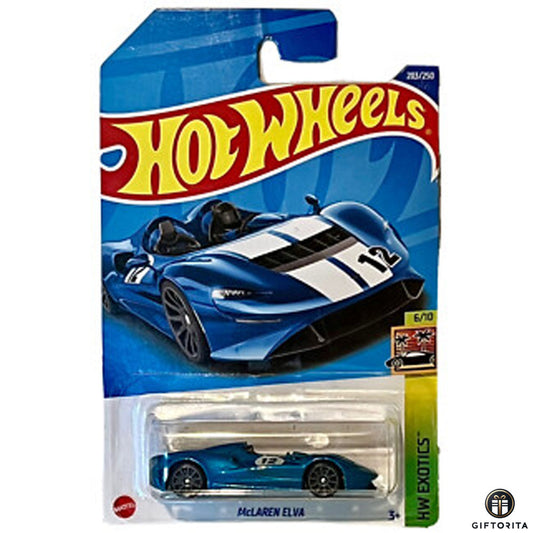 Hot Wheels Regular - Mclaren ELVA - 6/10 & 203/250 - Blue