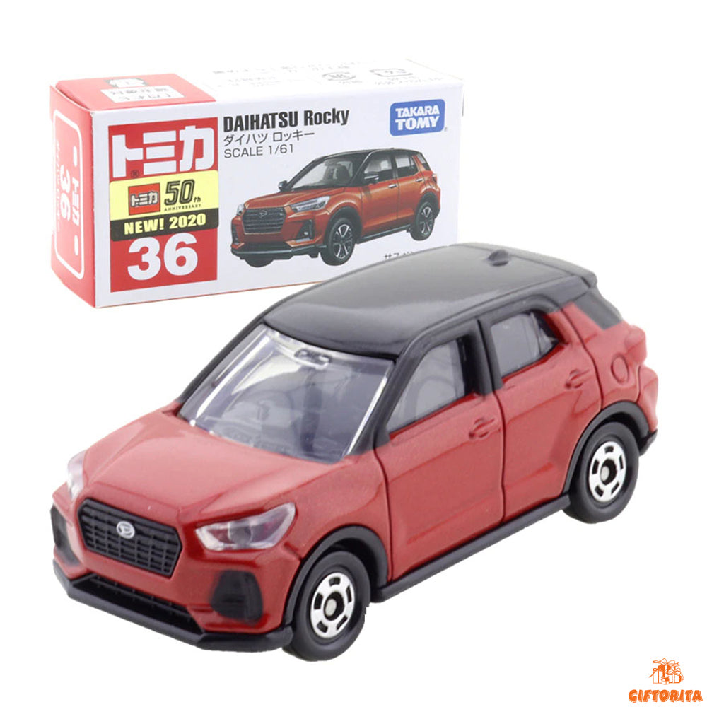 DIE CAST 1:64 – TOMICA REGULAR 36 – DAIHATSU ROCKY – RED