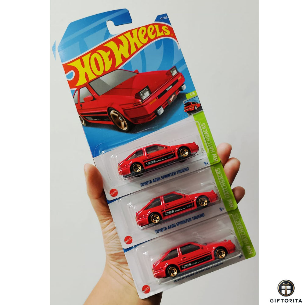 Hot Wheels Regular Set of 3 Car # 15 - Toyota AE86 Sprinter Trueno
