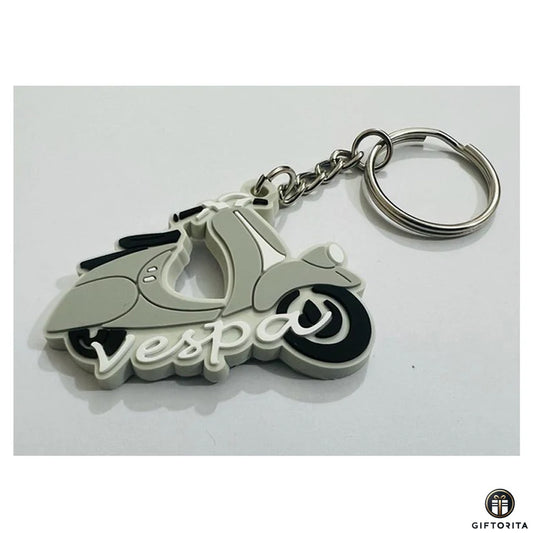 Key Ring (P00995) - Vespa Keyring Offwhite 🛵