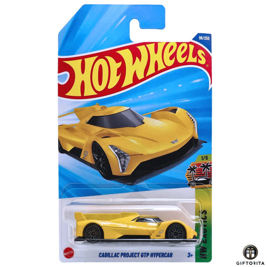 Hot Wheels Regular – Cadillac Project GTP Hypercar – 1/5 & 99/250 – Yellow