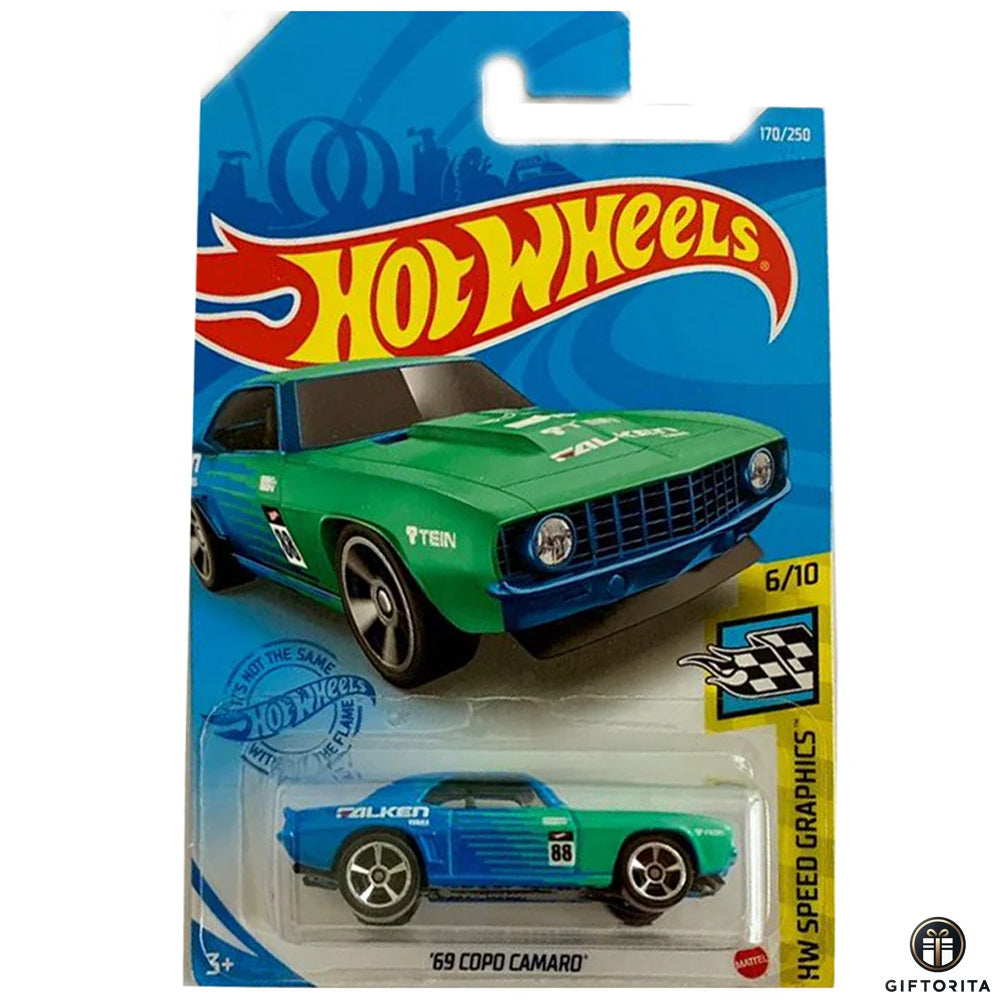 Hot Wheels Regular Camaro - 69 Copo Camaro - 6/10 & 170/250 - Falken