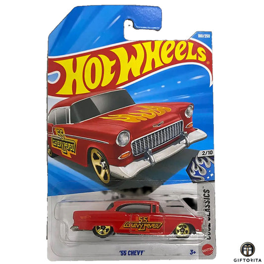 Hot Wheels Regular - 55 Chavy - 2/10 & 180/250 - Red