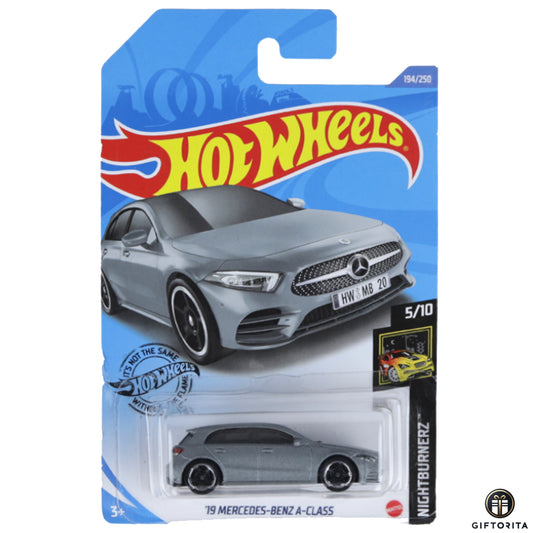 Hot Wheels Regular Mercedes – 19 Mercedes-Benz A-Class - 5/10 & 194/250 - Sliver
