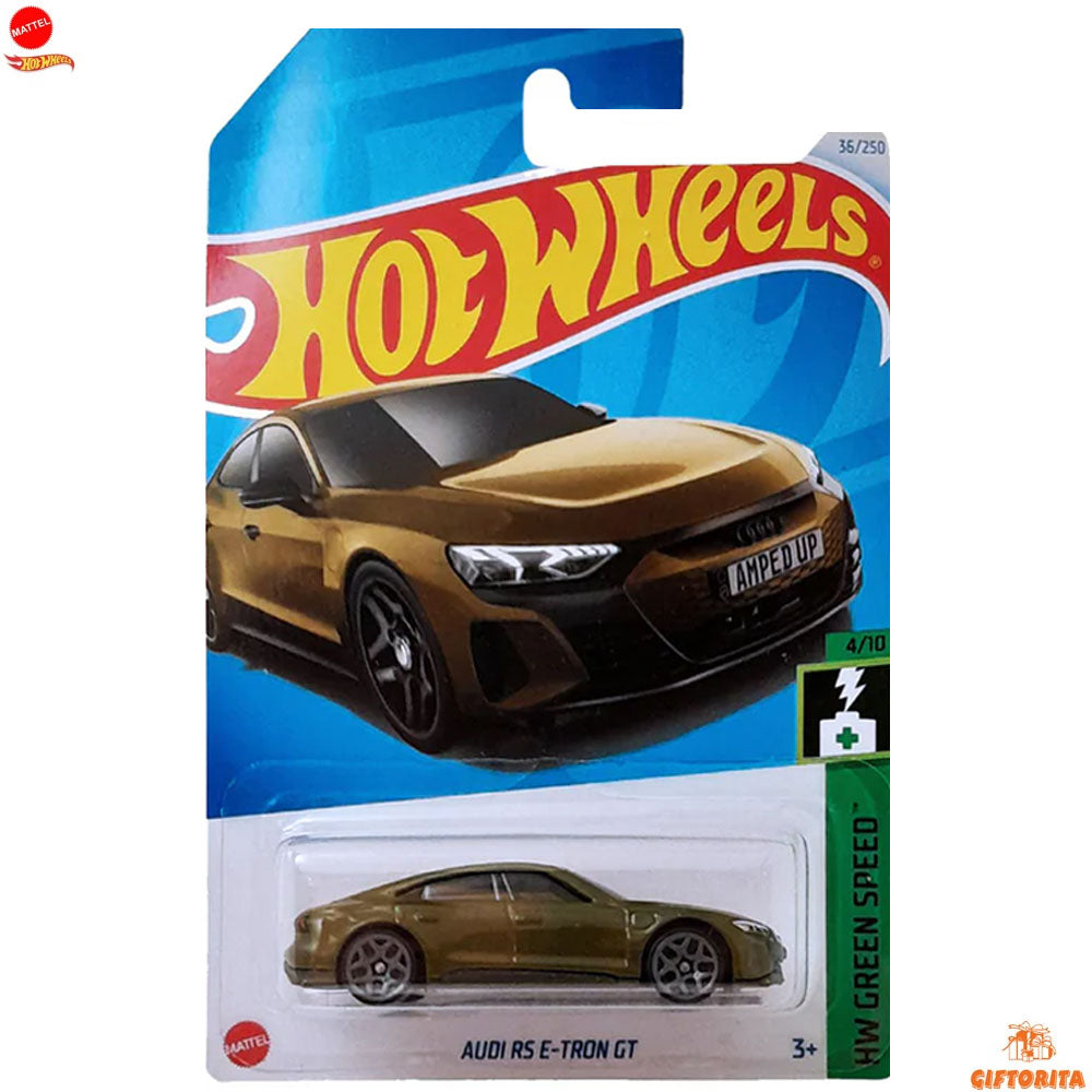 Hot Wheels Regular – Audi RS E-Tron GT – 4/10 & 36/250 – Olive  Green