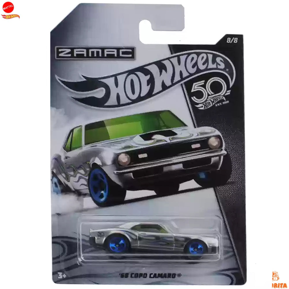 Hot Wheels Regular Camaro - Camaro Fifty '68 Copo Camaro - 8/8 - Silver