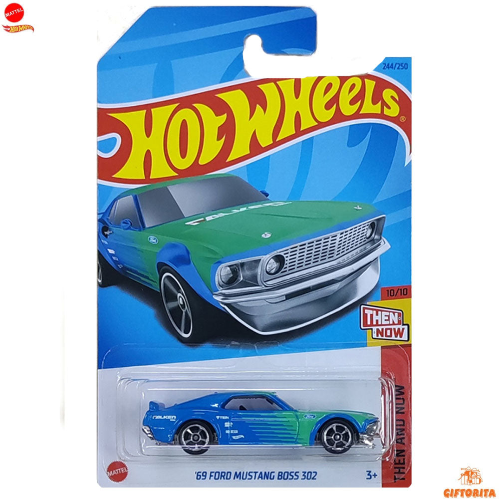 Hot Wheels Regular Ford 2 – 69 FORD MUSTANG BOSS 302 – 10/10 & 244/250 – FALKEN