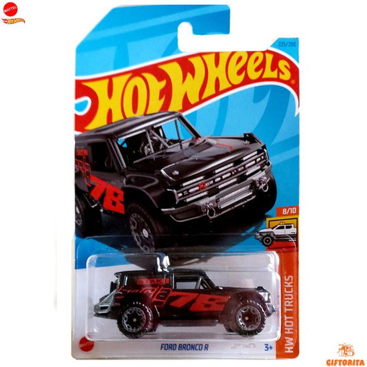 Hot Wheels Regular Ford 1 – Ford Bronco R – 8/10 &; 225/250 – Black